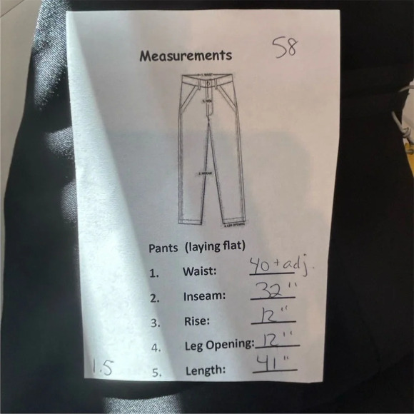 Lane Bryant Women's Flared Black Trousers Size 4 Casual Pants - Picture 9 of 9